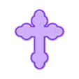 Krst_10cm.stl Orthodox Cross Cookie cutter