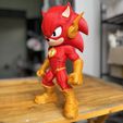 IMG_0154.jpg Speed Force Sonic - sonic x flash Fan art (no ams-multiparts/3mf)
