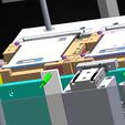 000009.jpg Automatic Li-Battery Mobile Battery Sticker Labeling Machine 3D CAD Model