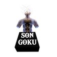 3.png Modèle de buste sculpté en 3D du fils Goku de dragon superball super