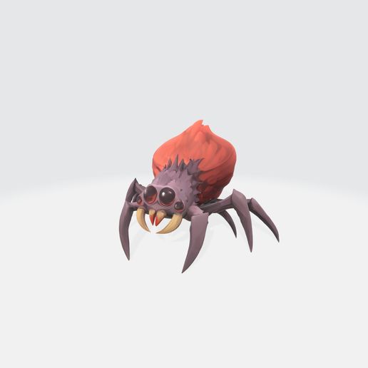 🔥 Fire Spider・ 3D File for 3D printing, CNC machining - Laser cutting ...