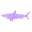 Articulated_Shark_2.stl Flexi Articulated Shark No2