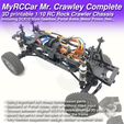 MRCC_MrCrawley_Complete_25.jpg MyRCCar Mr. Crawley Complete. 1/10 Customizable RC Rock Crawler Chassis with Portal Axles and Gearbox