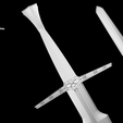 Preview01.png Geralt Silver Sword - Netflix Version 3D print model