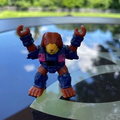 pixilatedpointer.jpg Free STL file Pixilated Pointer Battle Beasts Series 3 # 61・Model to download and 3D print