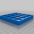 20mm_Cube_Tray_4x4.png 20mm Calibration Cube Storage Tray - Stackable