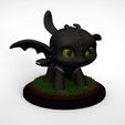 toothless render.jpg Toothless Pop Funko 3D print model