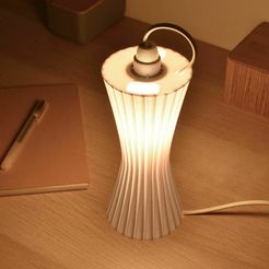 5.jpg STL file Madame Table Lamp・3D print object to download