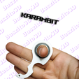 Karambit-bialy.png Karambit keychain spinner version PRO  tiktok keyrambit keyspinner