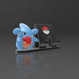 Captura.png pokemon gible con base para celular o tablet