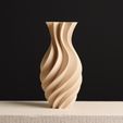 Star_spiral_decor_vase_by_slimprint_vase_mode_3D_model_1.jpg Star Decoration Vase, Vase Mode & Shelled
