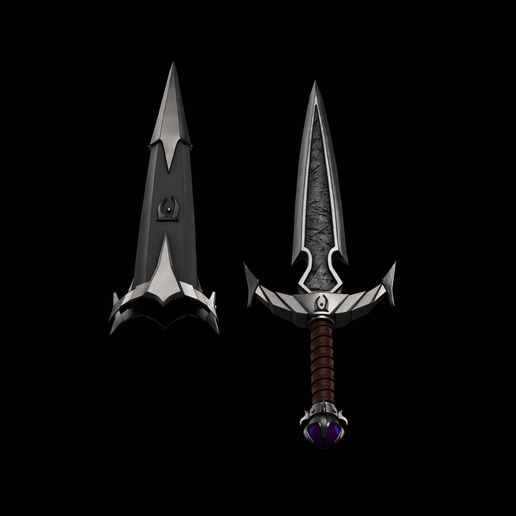 🪒 Mehrunes' Razor - 41,5 cm Dagger・ 3D File for 3D printing・Cults