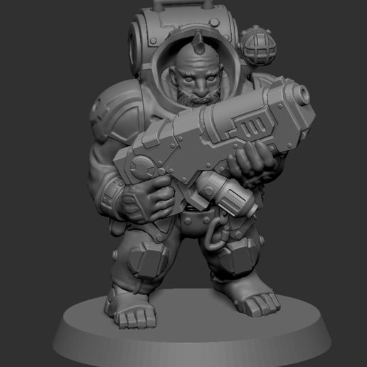 Front.png STL file Emberfolk Fighters・3D printable design to download, TheExoticGreeble