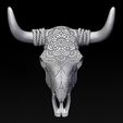 2.jpg Bull Skull Mandala