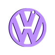 logo wolswagen.stl Key ring volkswagen