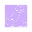 pochoir Chat et chien v1.stl Stencil drawing Dog and Cat