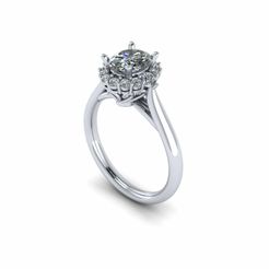 1.jpg STL file Solitaire Twist Prong Diamond Ring R05・3D print model to download