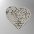 vale1.416.jpg lovers wall clock for valentine's day
