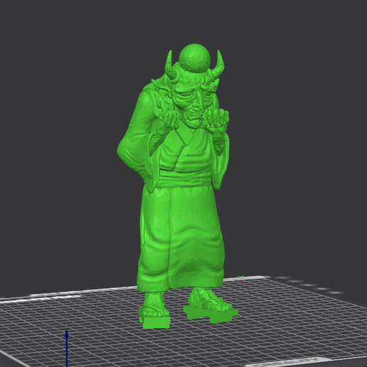 Hantengu - Demon Slayer Oni low poly 3D model