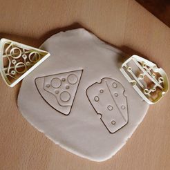 pizza-queso.jpg x2 food - pizza and cheese - cookie cutters, dough