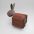 untitled.2.3.png Burro Planter - 3D Printed Donkey-shaped Planter