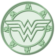 WonderWoman escudo - copia.png Wonder Woman coat of arms cookie cutter