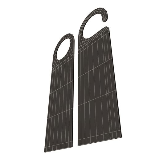 Wireframe-Low-Door-Hanger-Tag-5.jpg Door Hanger Tag Please Do Not Disturb