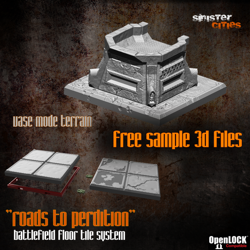 cults-title-bunker.png Free STL file Roads to perdition - a sinister cities kickstarter campaign - free samples・3D printer design to download, RicktheBarber