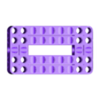 uBeam9.Holes2.5x9.Fancy.stl Générateur ultime de LegoBeam/BitBeam