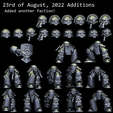 23rd of August, 2022 Additions Added another faction! STL file Chonky Jarhead Builder・3D print design to download, Tinnut