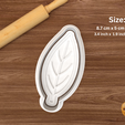 leaf2.png Blatt Ausstechformen Set #94