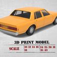 3D PRINT MODEL 10 12 14 16 18 24 25 28 Jl Ng" S SCALE Bi A? 3D printing STL file Chevrolet Caprice Classic RCcar
