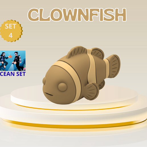 Cute Mini Clownfish – Commercial
