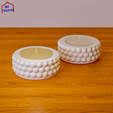 4.png Pearl-Decorated TeaLight Holder