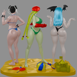 las-chicas-de-street-figter23.png street fighter on vacation at the beach