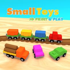 smalltoys-Starterpack01.jpg Datei STL SmallToys - Starter Pack・Design für 3D-Drucker zum herunterladen