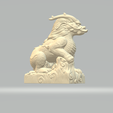 3.png Chinese Mythical Creature Qilin 3D print model