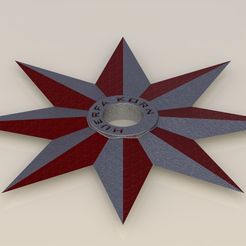 SHURIKEN-NARUTO-8-PUNTAS.jpg Fichier STL ARME SHURIKEN - NARUTO 8 BRANCHES・Objet imprimable en 3D à télécharger