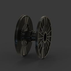 espiral_Camera_Default-Camera.jpg Файл STL JOBO 2500 in-tank developer spiral・Модель для загрузки и 3D печати