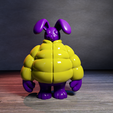 conejo6.png RUBY - ATMOS Art Toy | Kaninchen Kaninchen Streetwear Skulptur | 3D Printable Model