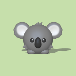 Round Koala1.PNG Cute Round Koala