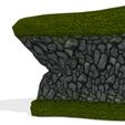 5.jpg Building GRASS ROCK LOPOLY MEDIEVAL CASTLE HOME HOUSE Building Shack LOPOLY 3D MODEL