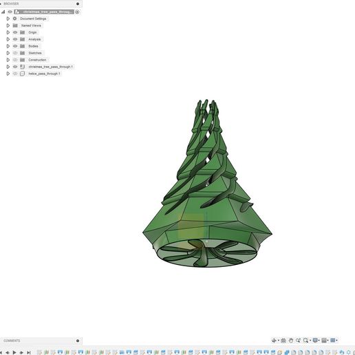 fusion360-tree-and-snow.jpg Twisted heptagon christmas tree with pass through snow
