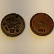 Copper-Heads-Tails.jpg Copper Coin, Hare, Set, Token, DnD/Pathfinder, Heads & Tails (STL)