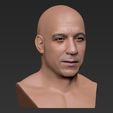 28.jpg Vin Diesel bust ready for full color 3D printing