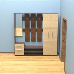 hallway-furniture-3d-model-max-obj-3ds-fbx-1.jpg Hallway furniture