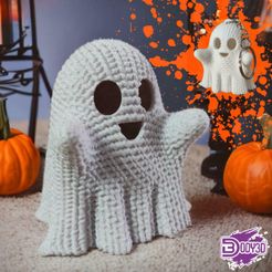 hfgdjgfhdjj-00;00;00;00-7.jpg STL-Datei Crocheted Ghost & Keychain・Design für 3D-Drucker zum herunterladen