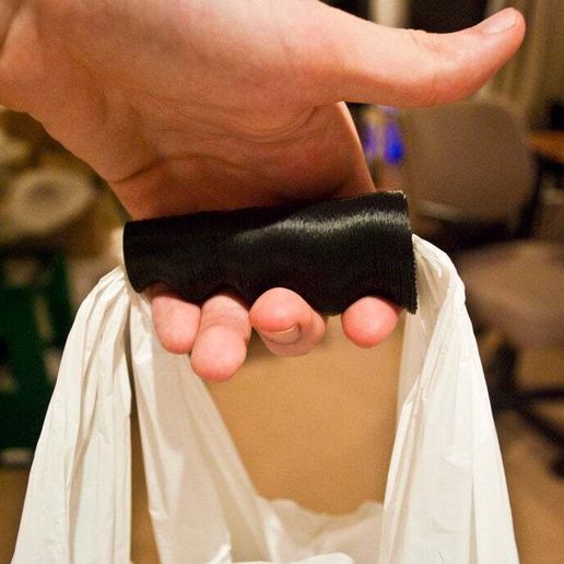 Ergonomic Plastic Bag Handle - 3D model önizlemesi