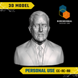 Franklin-D.-Roosevelt-Personal.png 3D Model of Franklin D. Roosevelt - High-Quality STL File for 3D Printing (PERSONAL USE)