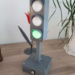green.jpg Traffic Light with leds (28cm height)